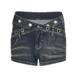 EVE Fashion Irregular Denim Shorts GPKJ-MR47808