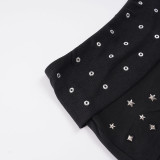 EVE Rivet Fashion Solid Shorts GPKJ-MR48775