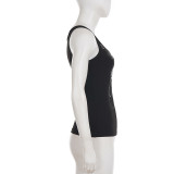 EVE Print Sleeeveless Tank Tops GPKJ-MR46136