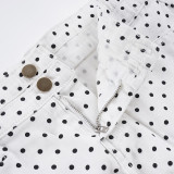 EVE Polka Dots Print Denim Shorts GPKJ-MR48798