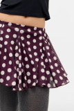 EVE Polka Dots Print Yoga Sport Skirt QMZF-18021