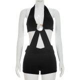 EVE Sexy Backless Halterneck Romper GDSF-J26RP189