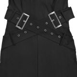 EVE Solid Color Wrap Chest Seventh Jumpsuit BY-7693