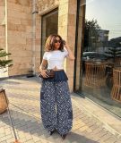 EVE Plus Size Detachable Waistband Star Patches Jeans GYLN-6267