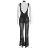 EVE Sleeveless Mesh Patchwork Jumpsuit GSZM-Q26JP060