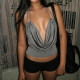 EVE Deep V Neck Backless Halterneck Tops GPKJ-MR49069