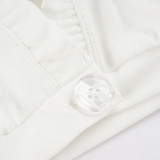 EVE Solid Color Short Sleeve Short T Shirt GPKJ-MR49162