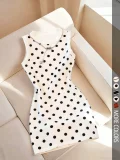EVE Print Sleeveless O Neck Mini Dress GSRX-755