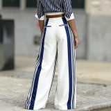 EVE Color Block Press Pleated Pants SH-391557