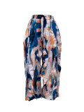 EVE High Waist Print Ruffles Loose Pants LSD-2799