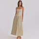 EVE Floral Print Spaghetti-Strap Maxi Dress LJSF-D6421412X