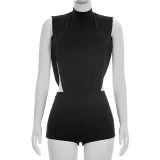 EVE Solid Color Sleeveless Romper GDSF-J26RP174