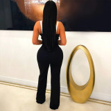 EVE V Neck Sleeveless Casual Jumpsuit CYA-901595