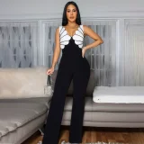 EVE V Neck Sleeveless Casual Jumpsuit CYA-901595