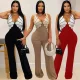 EVE V Neck Sleeveless Casual Jumpsuit CYA-901595