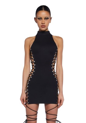 EVE Sleeveless Hollow Out Bandage Dress GFCF-1479