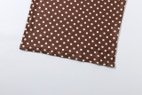 EVE Polka Dots Print Backless Two Piece Skirts Set GYME-K6S07913A