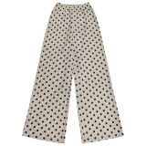 EVE Polka Dot Print Tassel Two Piece Pants Set GFYX-7695