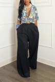 EVE Solid Color Straight Pants GXHF-2126