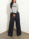EVE Solid Color Straight Pants GXHF-2126