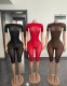 Pre Order: About 7 work days shipping Solid Color Romper YUEM-202642