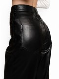 EVE Fashion PU Leather Straight Pants GPBY-TR8331