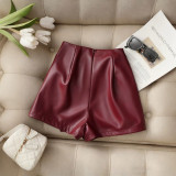 EVE Casual PU Leather Short GPBY-SK8218