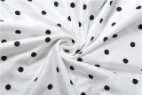 EVE Polka Dots Print Backless Romper GYME-K6Q08075A
