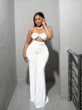 EVE Sexy Halterneck Hollow Out Jumpsuit GADE-10086
