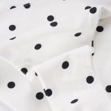 EVE Polka Dot Print Tie Up Bikinis 2 Piece Swimsuit GPKJ-MR49358