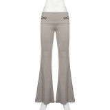 EVE Fashion Embroidered Flare Pants GPKJ-MR49576