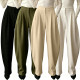 EVE Solid Color Casual Wide Leg Pants BGN-369