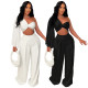 EVE Single Shoulder Long Sleeve Two Piece Pants Set YF-10741