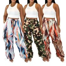 EVE Fashion Print Loose Wide Leg Pants AIL-356