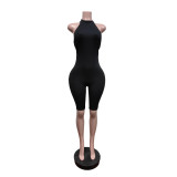 EVE Sport Solid Color Sleeveless Romper MEM-88702