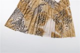 EVE Sexy Halterneck Print Backless Maxi Dress XEF-K6D06906A