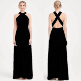 EVE Solid Color Sleeveless Maxi Dress XMY-N020