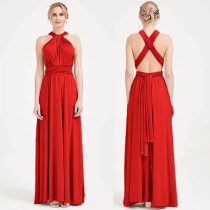 EVE Solid Color Sleeveless Maxi Dress XMY-N020