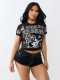 VIP1 Print Short Sleeve T Shirt GYZY-9032
