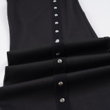 EVE Riveted Webbing Knit Flared Pants GPKJ-MR47692