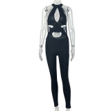 EVE Sexy Hollow Out Backless Jumpsuit GJYO-JP006355