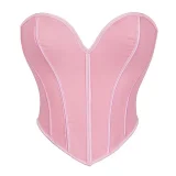 EVE Black Matte-Finish Strapless Shaper Corset GXYR-241202