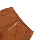 EVE Sleeveless Solid Color Tie Up Top Seventh Pants Suit MXBF-J26ST201