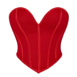 EVE Black Matte-Finish Strapless Shaper Corset GXYR-241202