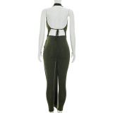 EVE Deep V Neck Backless Jumpsuit GDSF-Q26JP051
