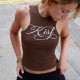 EVE Letter Print Sleeveless Tank Top GZJQ-K6B08951A