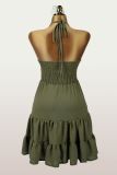 EVE Backless Halterneck Mini Dress YWXS-K25L1775