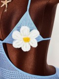 EVE Deep V Neck Halterneck Hollow Out Mini Dress GXIY-K26L2480