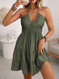 EVE Backless Halterneck Mini Dress YWXS-K25L1775