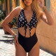 EVE Polka Dot Print One Piece Swimsuit CASF-6836
